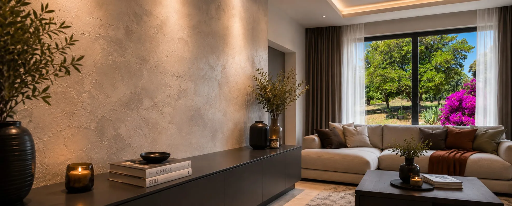 Maison à Bonifacio, résines décoratives