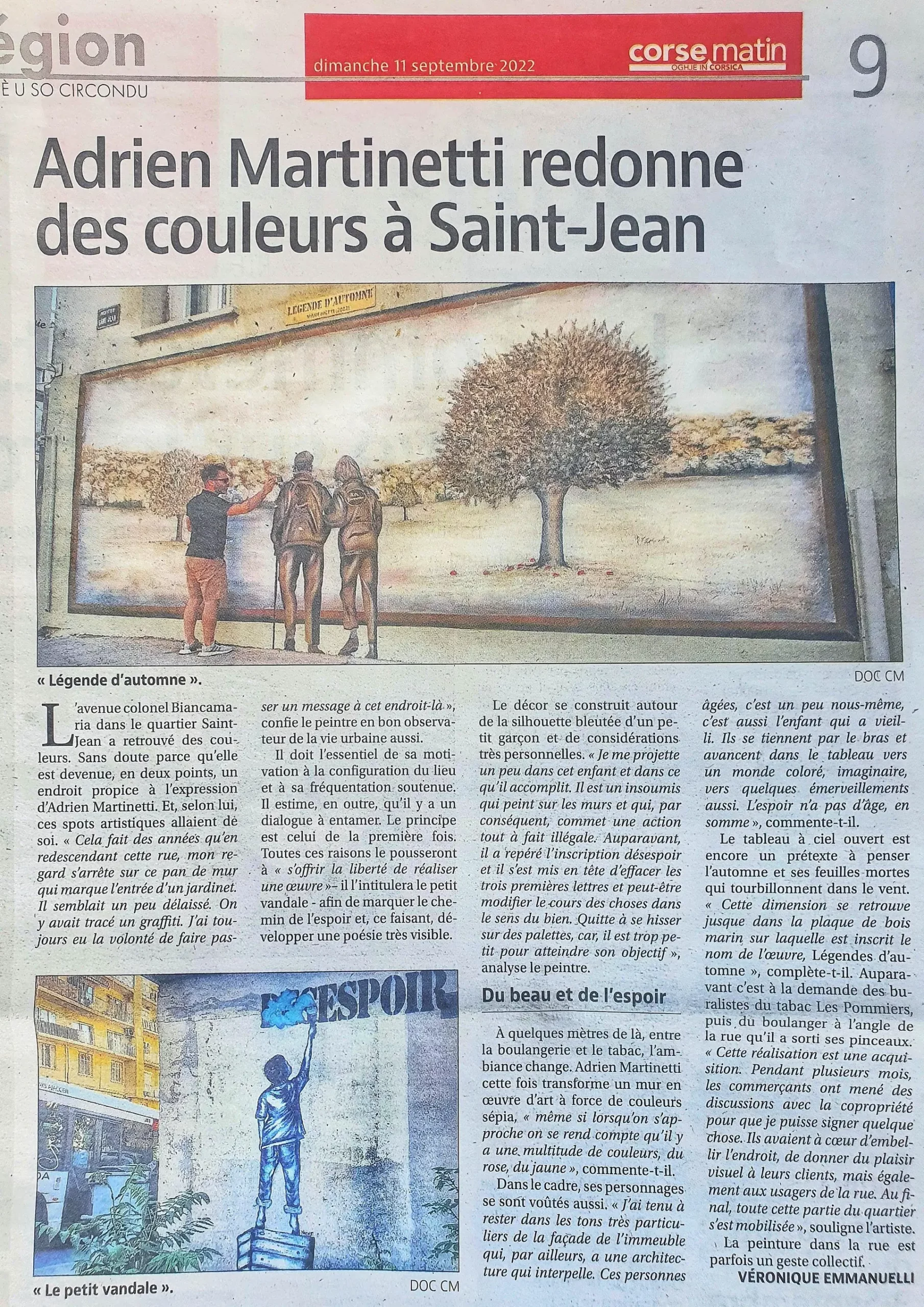portfolio de Martinetti, Artiste Peintre Contemporain Corse